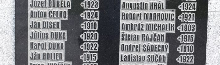 Pamätná tabuľa zamestnancom Zbrojovky v Považskej Bystrici
