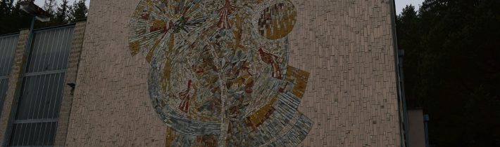 Mozaika Pávy v Považskej Bystrici