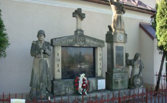 Pomník padlým v 1. a 2.svetovej vojne v Beluši