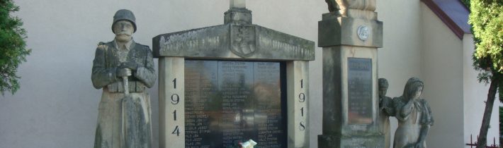 Pomník padlým v 1. a 2.svetovej vojne v Beluši