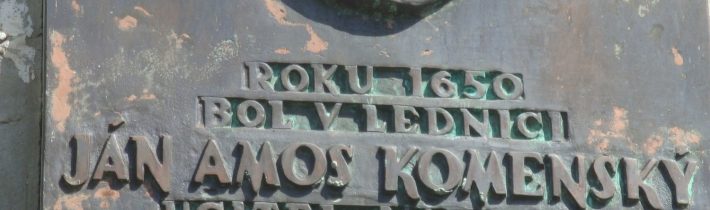 Pamätná tabuľa Janovi Amosovi Komenského v Lednici