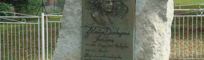 Pomník Ž. Duchajovej-Švehlovej v Lazoch pod Makytou