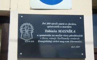 Pamätná tabuľa Tobiášovi Masníkovi v Ilave