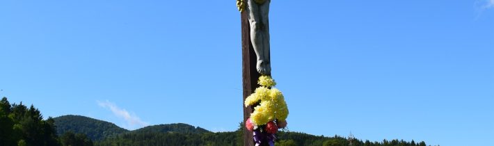 Kríž pod cintorínom v Čelkovej Lehote
