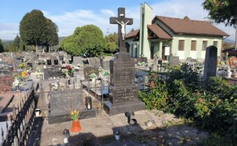 Hrob Františka Pospíšila v Bolešove